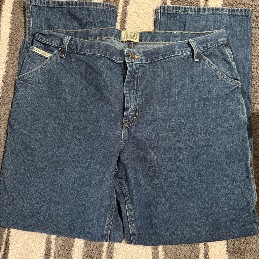 PRE-LOVED WOMENS C.E.SHMIDT WORKWEAR JEANS  SIZE:20x34 BOOTCUT